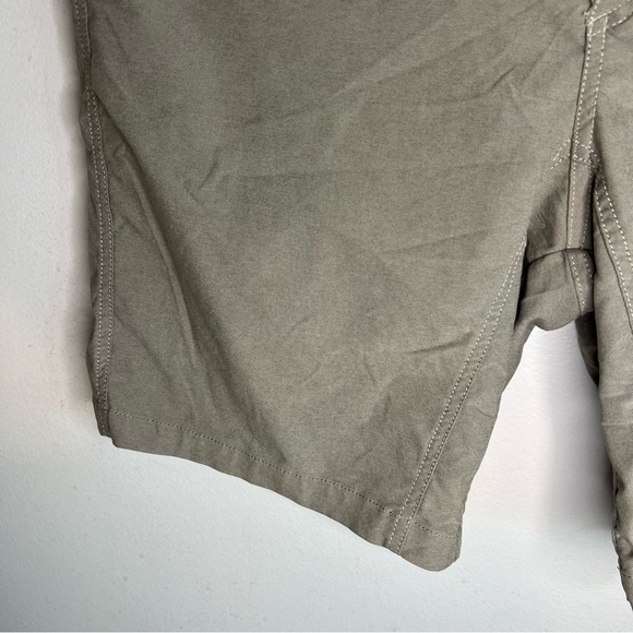 Kuhl Womens Pull On  Shorts Snap Button Sz 12 Gray Outdoor Hiking Activewear - Picture 5 of 12